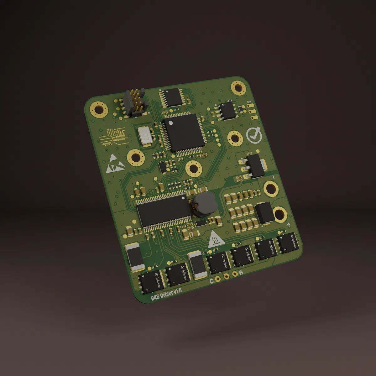 The R45 PCB Motor Driver board